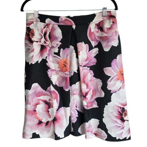 Pink Tartan A-Line Pink and Black Lined Cocktail Skirt Sz 8 - Picture 2 of 9